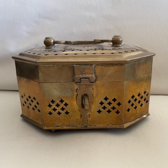 Vintage Brass Cricket Cage